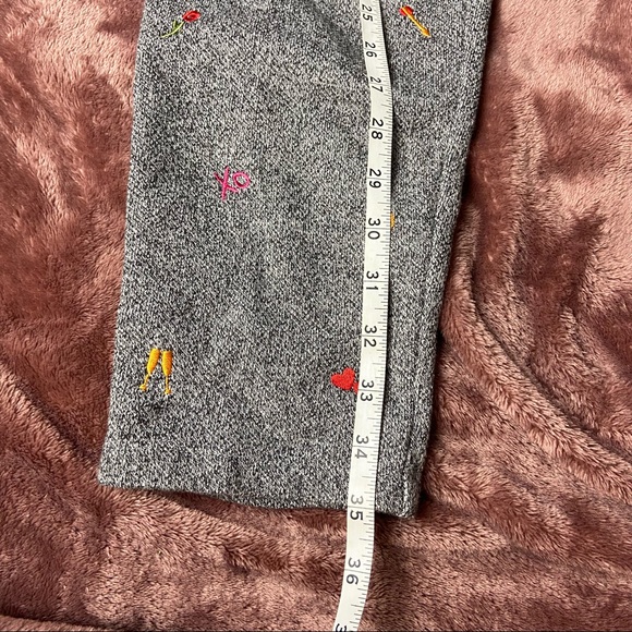 ❤️💔💘 Lou & Grey for Loft Valentine’s Day Themed Joggers Sweatpants Small 😍🥂 - Picture 10 of 11